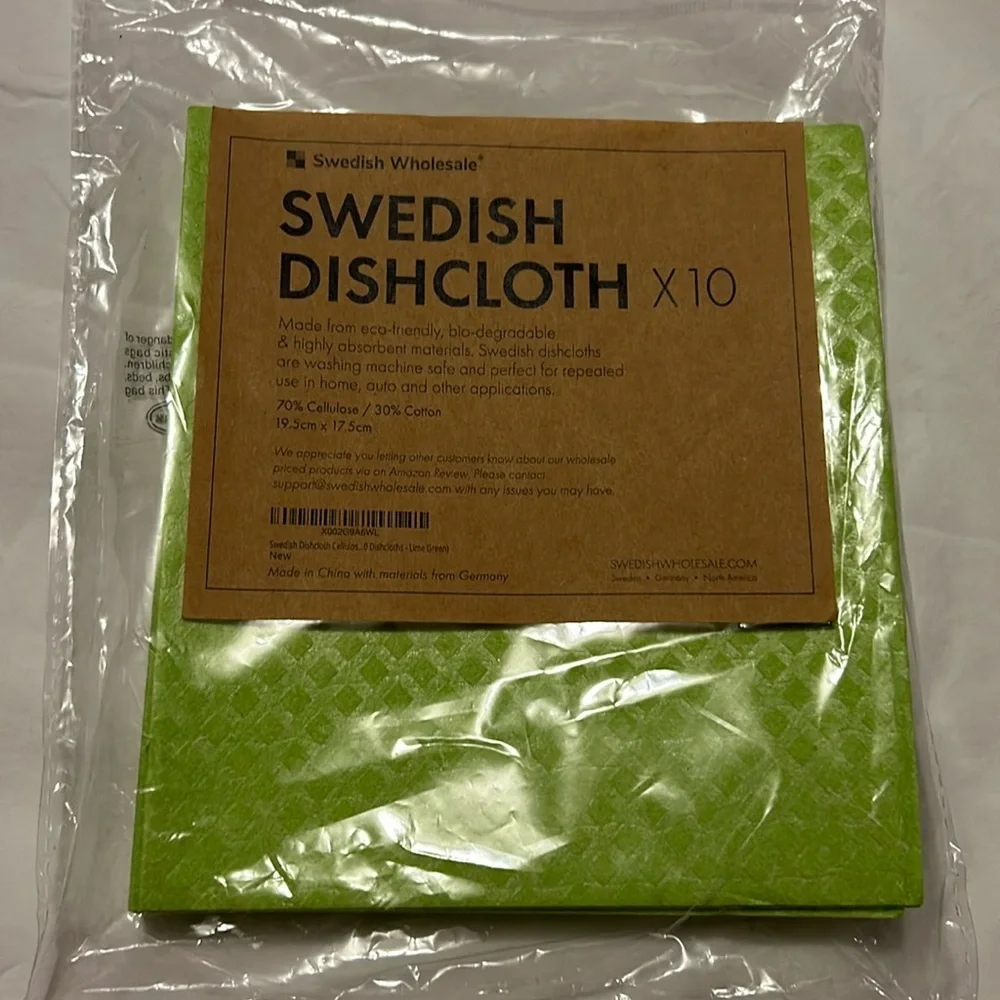 10 Swedish dish cloth new in package